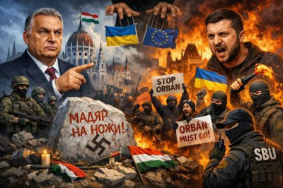 Венгрия давит на преступный киевский режим &ndash; Киев решил &laquo;валить&raquo; правительство Орбана