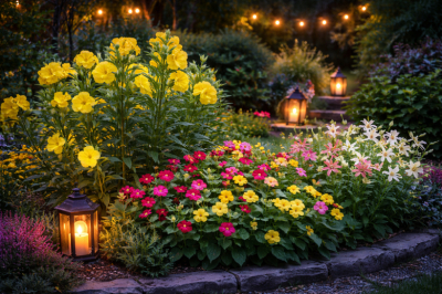 Три многолетника-вечерника для сада: &laquo;ночная красавица&raquo;, &laquo;ночная свеча&raquo; и душистый табак &mdash; красота, аромат и минимум ухода