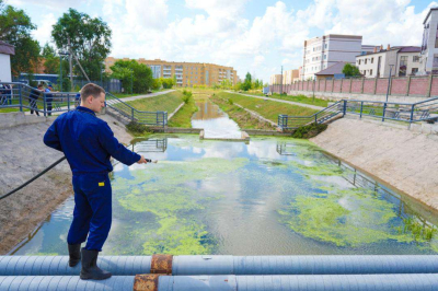 Ручей Сарыбулак восстанавливают в столице