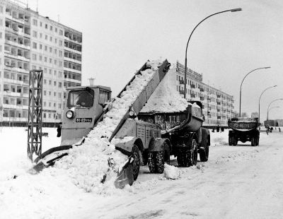Как на проспектах Челнов убирали снег в 70-е годы (фото)