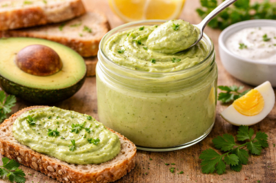 Вместо майонеза, и как намазка на хлеб: мешаю яйцо и авокадо &mdash; такая вкуснота спасет любой салат