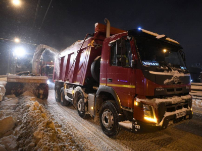 С улиц Казани за сутки вывезли более 35 тыс. тонн снега
