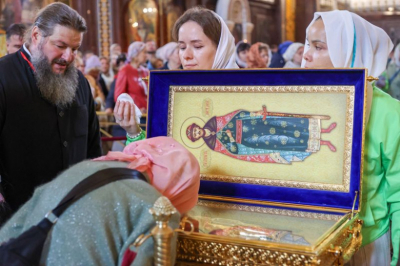 Мощи Спиридона Тримифунтского в Москве: репортаж из храма Христа Спасителя