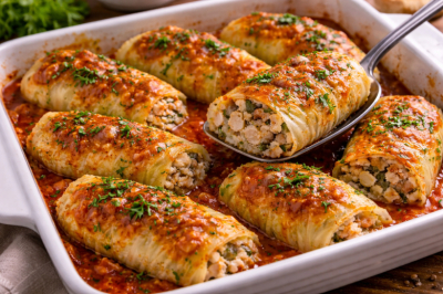 Семья подсела на эти голубцы: делаю из пекинской капусты и с такой начинкой &mdash; вариант просто шикарный