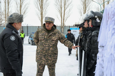 В Астане генерал-полковник Руслан Жаксылыков посетил Главное управление военной полиции