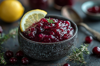 Смешиваю бруснику с апельсином и имбирём &mdash; острый соус к индейке и сырам, который сводит с ума гурманов