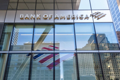 Акции Bank of America подешевели после квартального отчета