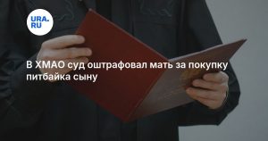 В ХМАО суд оштрафовал мать за покупку питбайка сыну