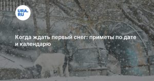 Когда ждать первый снег: приметы по дате и календарю