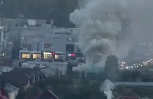 В Казани на видео сняли крупный пожар