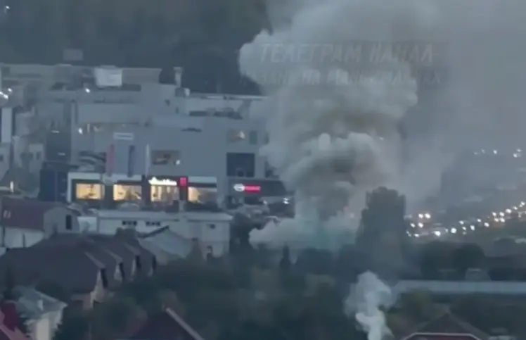 В Казани на видео сняли крупный пожар