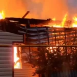 В Татарстане мужчина сгорел заживо в своем доме — видео с места