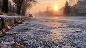 Автоинспекторы предупреждают казанских водителей о заморозках, мокром снеге и гололедице