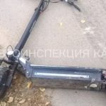 На улице Мелитопольской в Казани иномарка сбила подростка на электросамокате