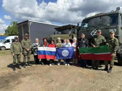 Татарстанцы привезли посылки, лекарства и стройматериалы в зону СВО