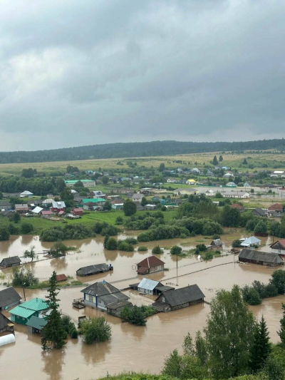 Татарские деревни в Пермском крае затопило паводком